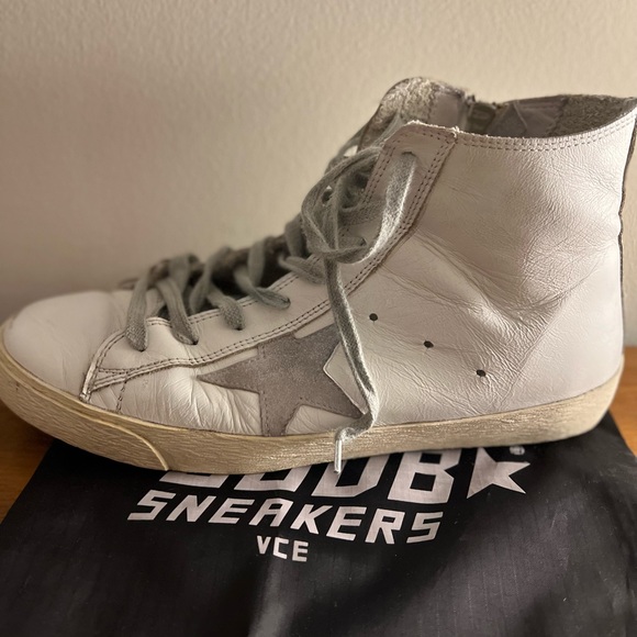 GOLDEN GOOSE MEN FRANCY 40 (Silver Stars) - Picture 1 of 10